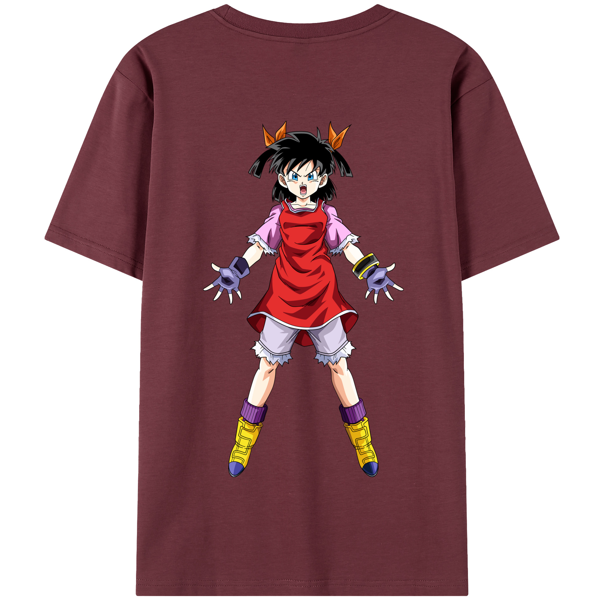 （画像用） ドラゴンボール パン DRAGON BALL Pan 綿100％半袖Tシャツ（背面プリント）